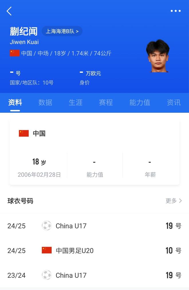 唯一亮点？韩国名将赞19岁蒯纪闻：他是国足美好(基督教中华儿女一起来赞美)